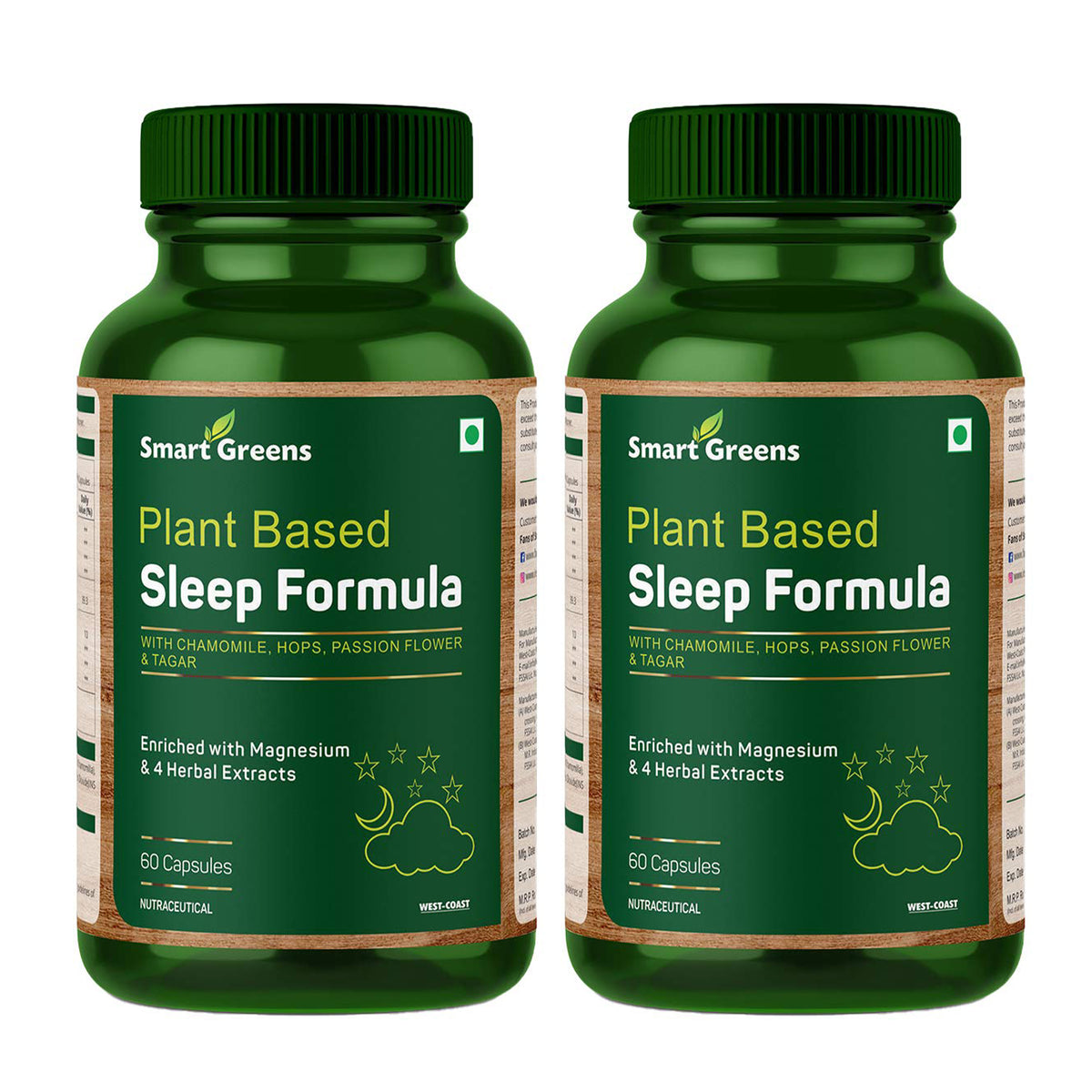 Smart Greens Sleep Aid - Non-habit forming sleep support